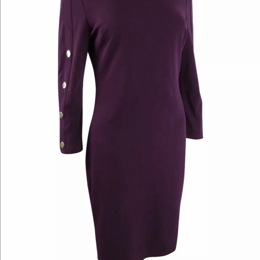 Tommy Hilfiger Women's Snap-Sleeve Sheath Dress